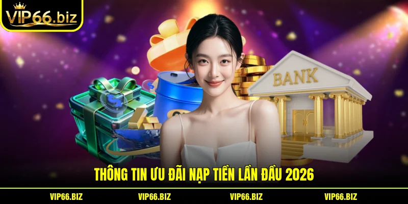 Thông tin ưu đãi nạp tiền lần đầu 2026 Thông tin ưu đãi nạp tiền lần đầu 2026